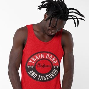 Thatxpression Train Hard And Takeover Tank Top